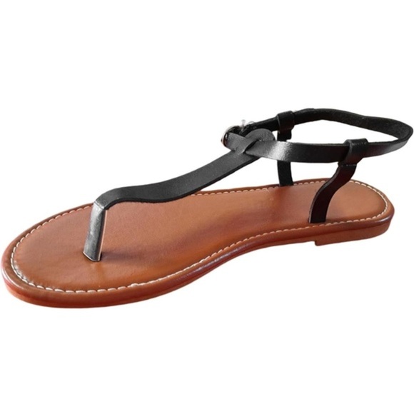 NWT Amazon Essentials Women's Flat Flip Flops W Arch Support & Cushioning Size 9 - Picture 4 of 11